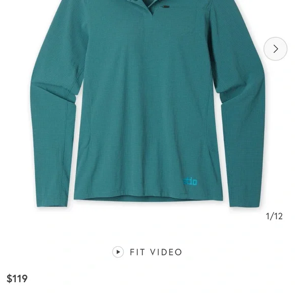 Stio Boundless Teal Vescent Hoodie - Picture 4 of 5